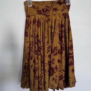 Floral circle skirt